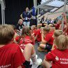 E-Jugend als Einlaufkinder beim TVB Stuttgart